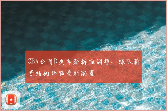 CBA合同D类年薪标准调整,球队薪资结构面临重新配置