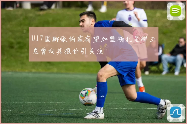 U17国脚张伯霖有望加盟湖北星辉玉昆曾向其报价引关注