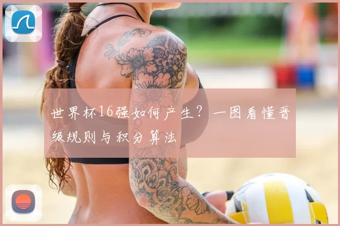 世界杯16强如何产生?一图看懂晋级规则与积分算法